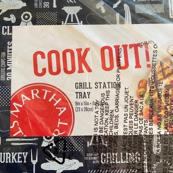NWT Martha Stewart apron and grill station non stick pan 9x11 BBQ - Picture 5 of 5